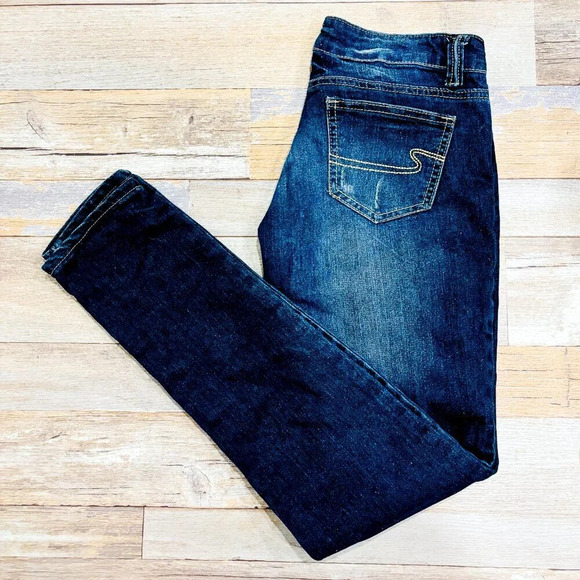 ARDENE Dark  blue washed jeans - Picture 1 of 10